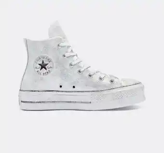 Converse Converse chuck taylor all star lift platform luxe leather silver Angebot