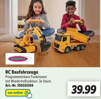 Lidl Jamara RC Baufahrzeuge Angebot