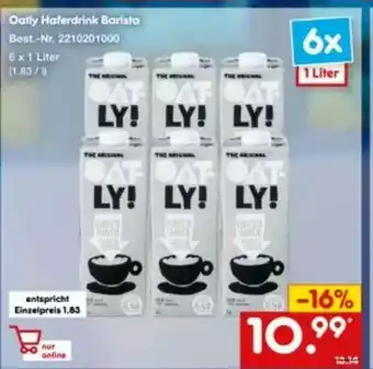 Netto Marken-Discount Oatly Haferdrink Barista Angebot