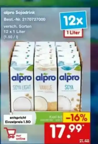 Netto Marken-Discount Alpro Sojadrink Angebot