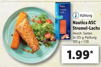 Lidl Nautica ASC Stremel Lachs 125g Angebot