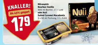 REWE Mövenpick Bourbon Vanille Oder Nuii Salted Caramel Macadamia Angebot