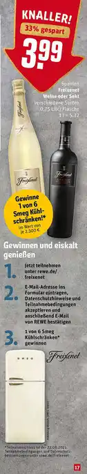 REWE Freixenet Weine Oder Sekt Angebot