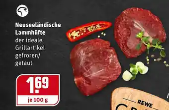 REWE Neuseeländische Lammhüfte Angebot