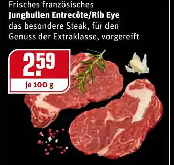 REWE Jungbullen Entrecôte Oder Rib Eye Angebot