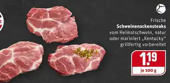 REWE Schweinenackensteaks Angebot