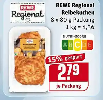 REWE Rewe Regional Reibekuchen Angebot