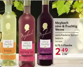 Selgros Maybach Süss & Fruchtig Weine Angebot