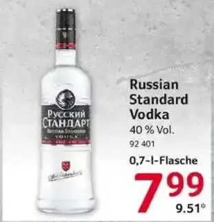 Selgros Russian Standard Vodka Angebot