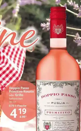 Selgros Doppio Passo Primitivo Rosato Oder Grillo Angebot