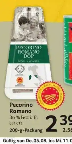 Selgros Pecorino Romano Angebot