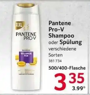 Selgros Pantene Pro-v Shampoo Oder Spülung Angebot