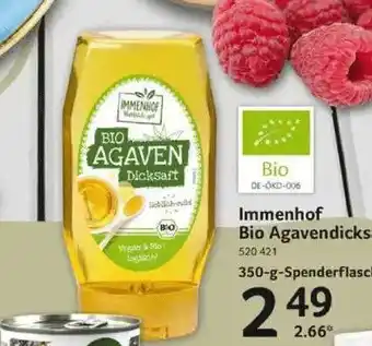 Selgros Immenhof Bio Agavendicks Angebot