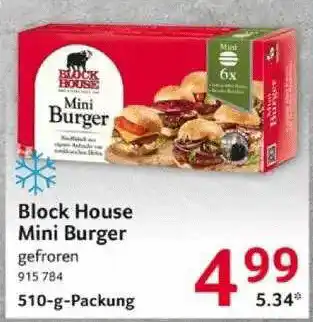 Selgros Block House Mini Burger Angebot