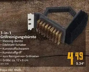 Selgros 3in1 Grillreinigungsbürste Angebot