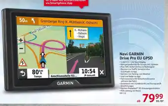 Selgros Navi Garmin Drive Pro Eu Gpsd Angebot