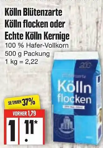 Edeka Frischemarkt Kölln blütenzarte flocken oder echte kernige Angebot