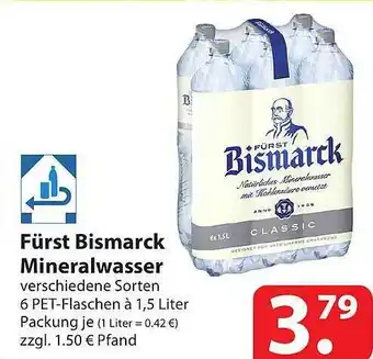 Famila Nord Ost Fürst bismarck mineralwasser verschiedene sorten Angebot