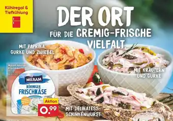 Netto Marken-Discount Milram körniger frischkäse Angebot