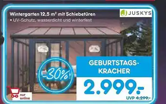 Netto Marken-Discount Wintergarten 12.5m2 mit schiebetüren juskys Angebot