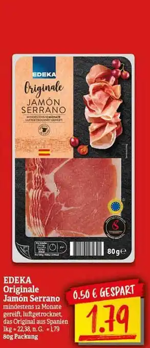 NP Discount Edeka originale jamón serrano Angebot