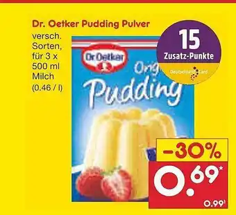 Netto Marken-Discount Dr oetker pudding pulver Angebot