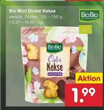 Netto Marken-Discount Bio mini dinkel kekse Angebot