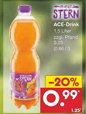 Netto Marken-Discount Stern ace-drink Angebot