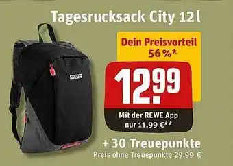 REWE Tagesrucksack city 12l Angebot