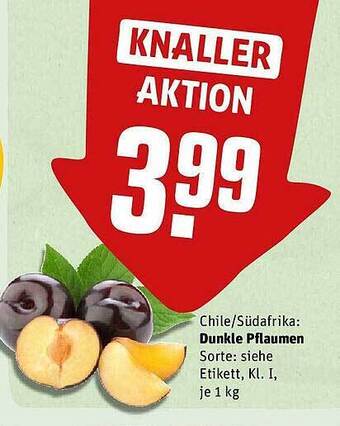 REWE Chile südafrika: dunkle pflaumen Angebot