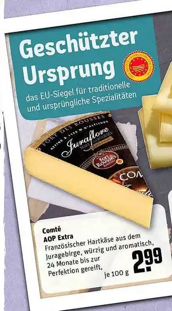 REWE Comté aop extra Angebot