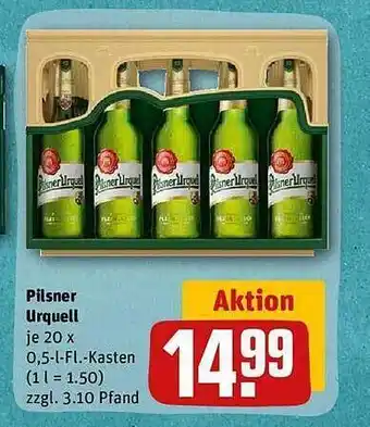 REWE Kaufpark Pilsner urquell Angebot