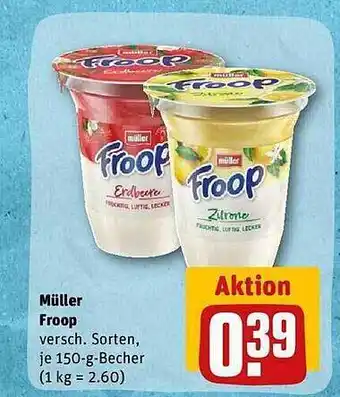 REWE Kaufpark Müller froop Angebot