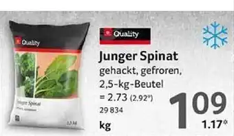 Selgros Junger spinat Angebot