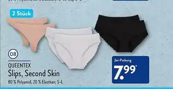 Aldi Nord Queentex slips, second skin Angebot