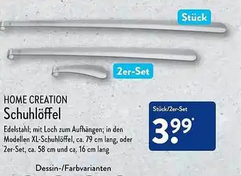 Aldi Nord Home creation schuhlöffel Angebot