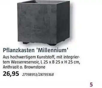 Bauhaus Pflanzkasten 'mellinnium' Angebot