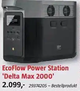 Bauhaus Ecoflow power station 'delta max 2000' Angebot