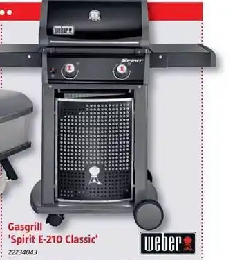 Bauhaus Gasgrill 'spirit e-210 classic' weber Angebot