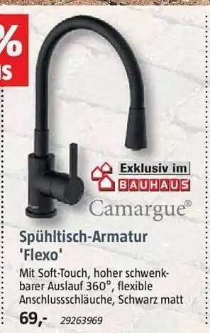 Bauhaus Spühltisch-armatur 'flexo Angebot