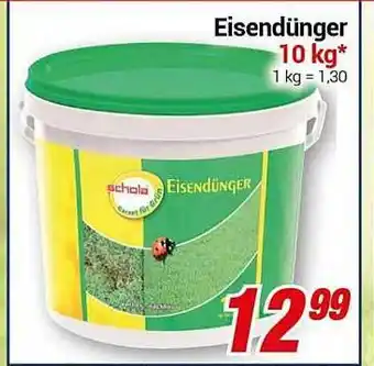 CENTERSHOP Eisendünger 10 kg Angebot