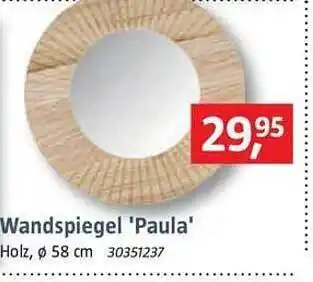 Bauhaus Wandspiegel 'paula' Angebot