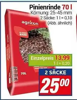 CENTERSHOP Pinienrinde 70l Angebot