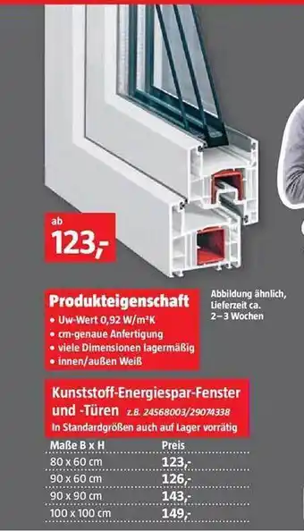 Bauhaus Kunststoff-energiespar-fenster Angebot