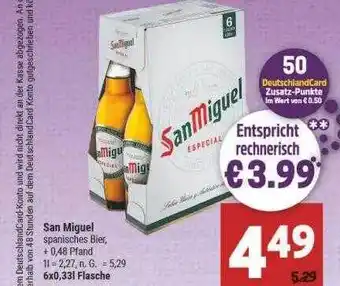 Marktkauf San miguel spanisches bier Angebot