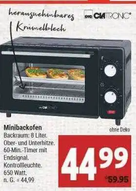 Marktkauf Minibackofen ciatronc Angebot