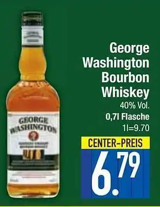 E-Center George washington bourbon whiskey Angebot