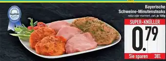 E-Center Bayerische schweine-minutensteaks Angebot