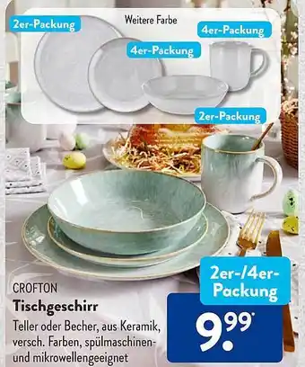 Aldi Süd Crofton tischgeschirr Angebot