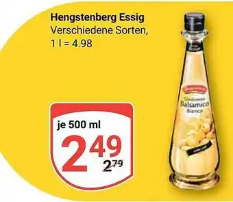 Globus Hengstenberg essig Angebot